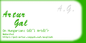 artur gal business card